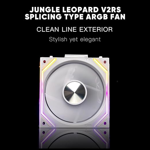 Jungle Leopard Interstellar V2 RS 120mm PC Reverse Blade Case Fan Infinity - Image 5