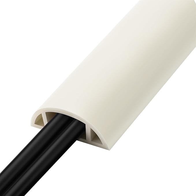 5.5FT Floor Cord Cover, Large Size Extension Cord Covers by LZEOY