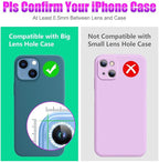 AGVEE 3+3 6 Pack for iPhone 13 6.1 inch / 13 Mini 5.4 inch Camera Lens Cover - Image 3