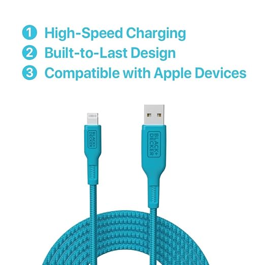 BLACK+DECKER Lightning to USB Cable - Image 5