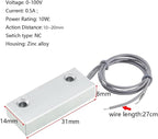 Home Security Wired Rolling Door Contact 0~100V/0.5Amp Magnetic Reed Switch - Image 4