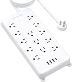 TROND Surge Protector Power Strip 10 ft Cord by TRONDOfficial