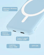 podoru for Magsafe Battery Pack, 5000mAh Magnetic Power Bank - Image 5