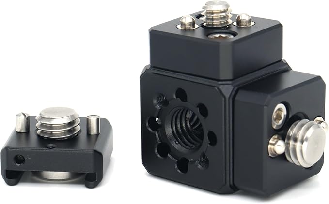 Camera Hot Shoe Extension Bracket Cold Shoe Mounts - Image 4