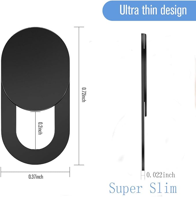 Ultra-Thin Laptop Webcam Cover, Compatible - Image 2