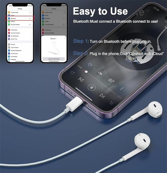 2 Packs for iPhone Headphones Wired Earbuds/Earphones - Image 7