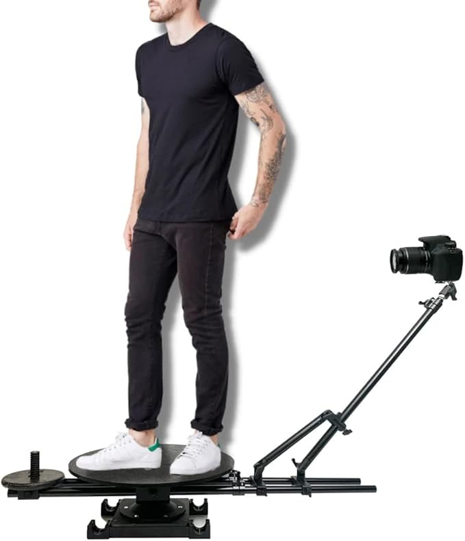Glide Gear REVO 150 Camera Rig – 360° Full-Body Shots – Rotating Arm by Glide+Gear