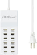 Multiple USB Charger Station 12 multiport Charger Station Hub by FRISATPOW