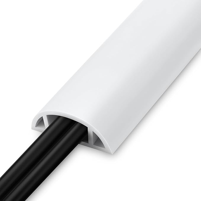 5.5FT Floor Cord Cover, Large Size Extension Cord Covers by LZEOY