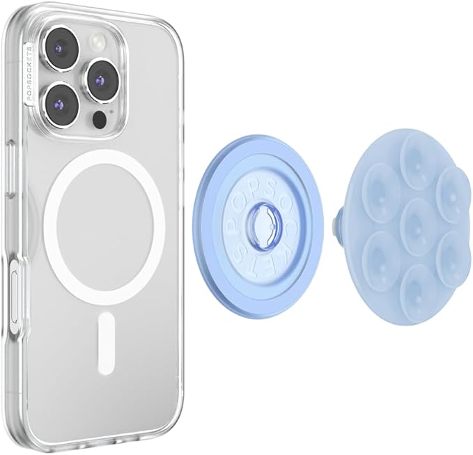 PopSockets Suck-Up™ Suction Grip & Stand, 3-in-1 MagSafe Phone Mount - Image 4