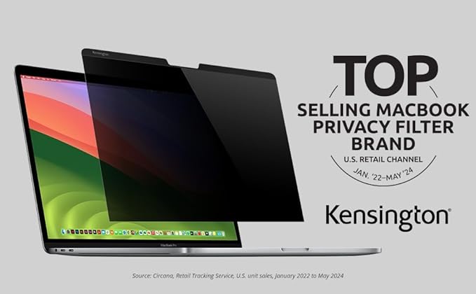 Kensington MP136 Magnetic MacBook Air Privacy Screen - Image 7