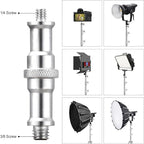 Stainless Steel Heavy Duty Photography Tripod Light Stand, 9.19 Feet/2.8m - Image 3
