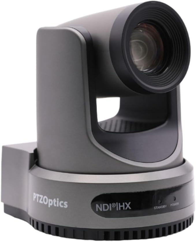 PTZOptics Move 4K 30x Auto-Tracking PTZ Camera by PTZOptics
