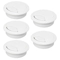 5 Pcs Desk Grommet 2-1/16" / 53 mm, Desk Cord Hole Cover, Cable Grommet ABS by EASYEAH