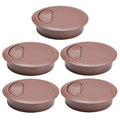 5 Pcs Desk Grommet 2-3/8" / 60 mm, Desk Cord Hole Cover, Cable Grommet ABS by EASYEAH