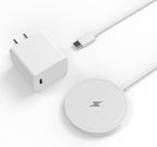 Magnetic Wireless Charger for iPhone 15W Wireless Charger Fast Mag Safe by PINRUIGE
