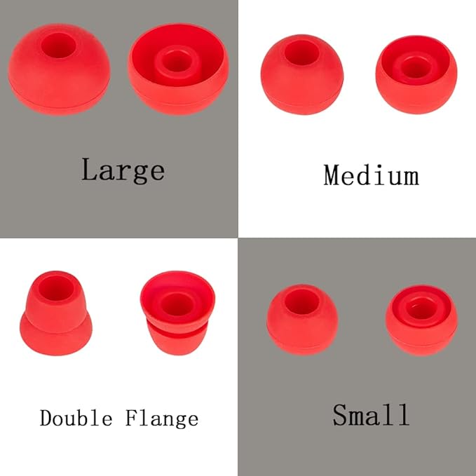 Silicone Earbud Replacement Tips Earbuds Eargels Earpads Compatible - Image 3
