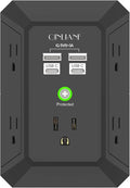 USB Wall Charger, Surge Protector, QINLIANF 5 Outlet Extender by QINLIANF