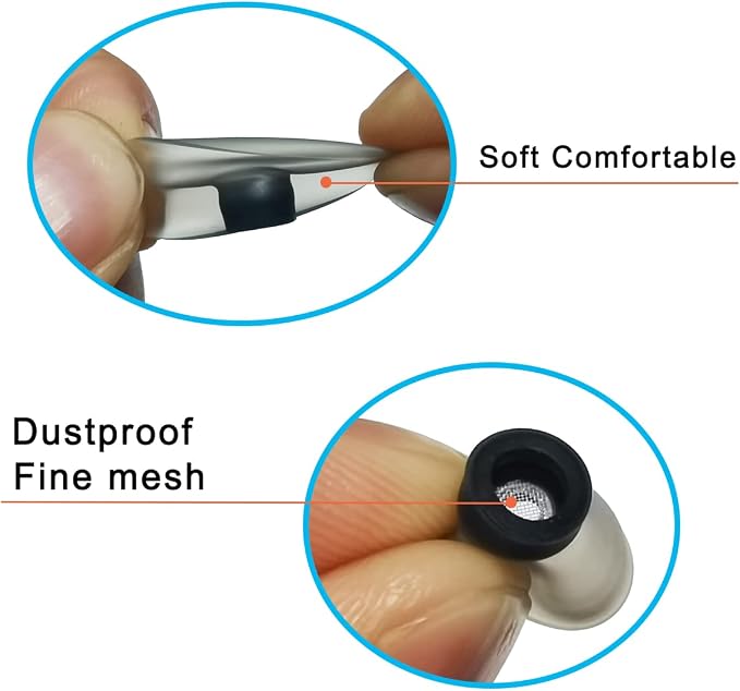Silicone Ear Tips for Galaxy Buds 2 Replacement Filter Screen Earbuds Tips for - Image 3