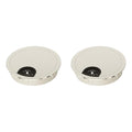 2 Pack Desk Grommet 2 Inch 50mm, Zinc Alloy Computer Desk Wire Hole Cover by Unknown