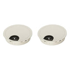 2 Pack Desk Grommet 2-1/8 Inch 53mm, Zinc Alloy Computer Desk Wire Hole Cover by Unknown