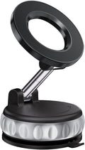 Vacuum Suction Magnetic Phone Holder, 2025 Upgraded Foldable Retractable by BomSaluka