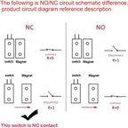Rolling Door Contact Magnetic Reed Switch Alarm - Image 5