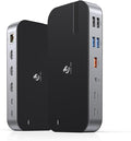 Laptop Docking Station, 16 in 1 Docking Station USB C Docking Triple Monitor by LIONWEI
