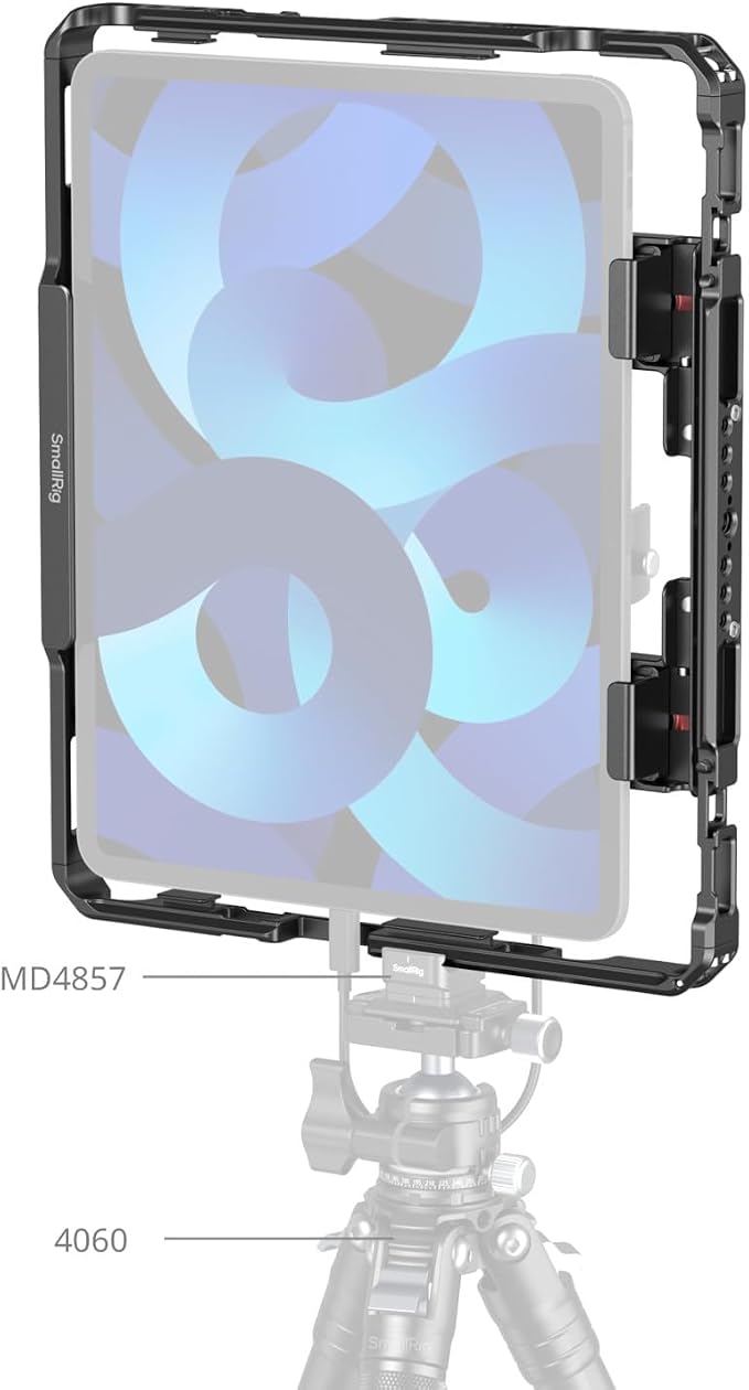 SMALLRIG Universal Metal Cage for iPad, Tripod Mount Adapter Monitor Fits for - Image 8