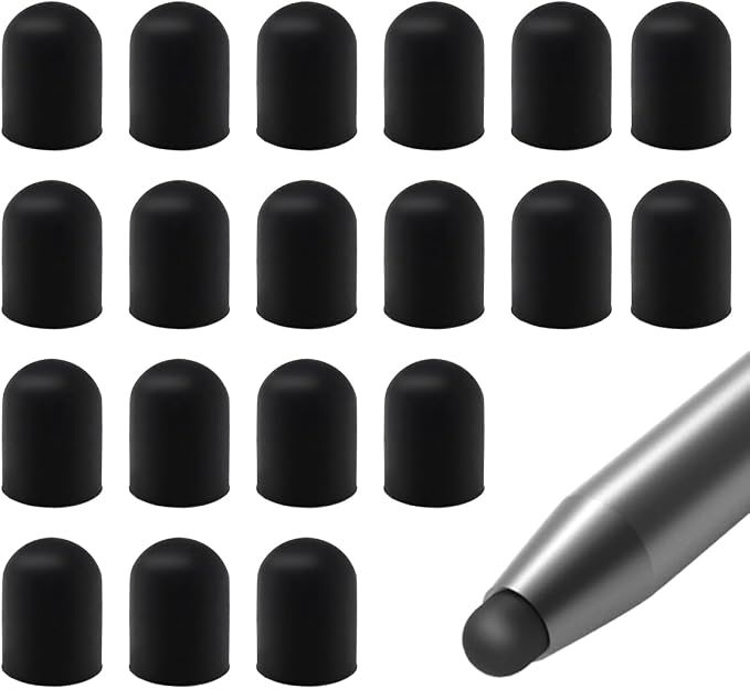 20 Pieces Replacement Tips Touch Screen Pens Tips Silicone Rubber by YOLUFER