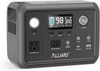 Portable Power Station 300W, ALLWEI 256Wh Solar Generator by ALLWEI