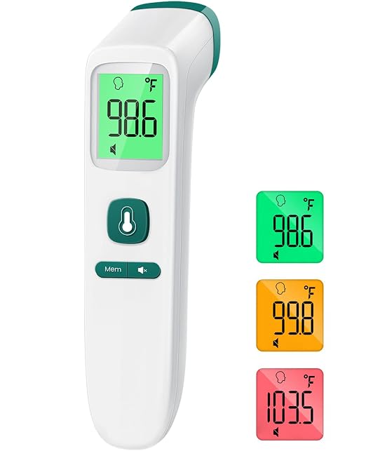 Forehead Thermometer for Adults and Kids, Fast Accurate Thermometer by Viproud