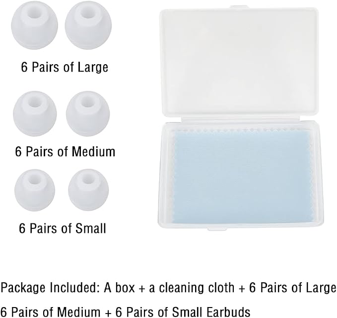 Silicone Ear Tips Replacement Earbud Tips - Image 2