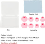 4 Pairs Silicone Earbud Tips Replacement Earbuds Cap Ear Tips Compatible - Image 8