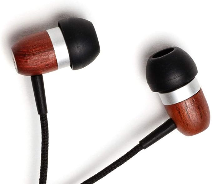 Symphonized Premium Wooden Earphones Wired Deep Bass Sound, 3D Sound, by Symphonized
