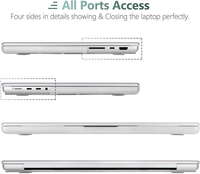 DONGKE for M4 MacBook Pro 16 Inch Case 2024 2023 2021 A3403 A3186 M3 A2991 M2 - Image 3