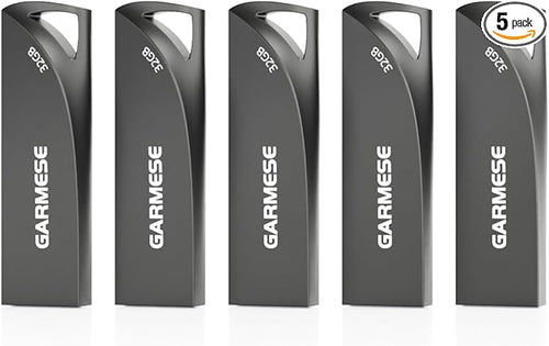 32GB USB 3.0 Flash Drive, Slim Thumb Drive Portable Pen Drive by GARMESE