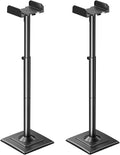 MOUNTUP Universal Speakers Stands Pair 34" to 43.3" Height Adjustable Holds by MOUNTUP