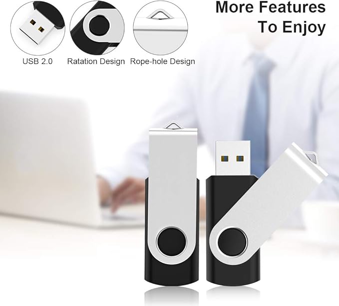 KEXIN 10 Pack 4GB Flash Drive Thumb Drive 4G USB Drive Memory Stick - Image 6