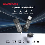 GIGASTONE 32GB Dual Flash Drive Z40 USB 3.2 Gen 1, 2-in-1 Type-A & Type-C - Image 3