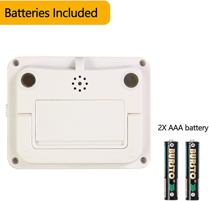 Digital Dual Kitchen Timer, 2 Groups Cycle Countdown Timer, ON/Off Memory - Image 7