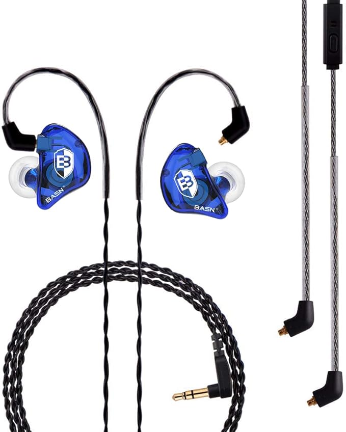 BASN in Ear Monitor Headphones for Musicians Audiophiles Drummers, Bsinger Pro by BASNAudio