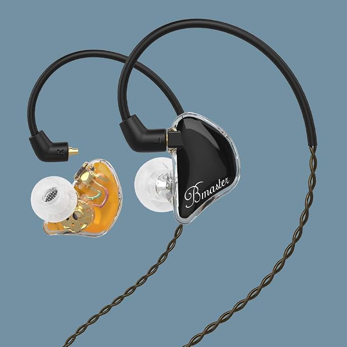 BASN in-Ear Monitors, Bmaster Triple Driver HiFi Stereo Noise-Isolating - Image 3