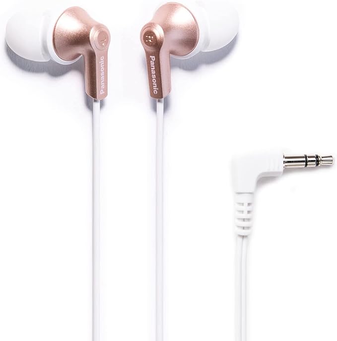 Panasonic ErgoFit Wired Earbuds, 3.5mm Jack In-Ear Headphones Wired by Panasonic