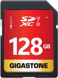 GIGASTONE 128GB SD Card UHS-I U1 Class 10 SDXC Memory Card Full HD Video by Gigastone