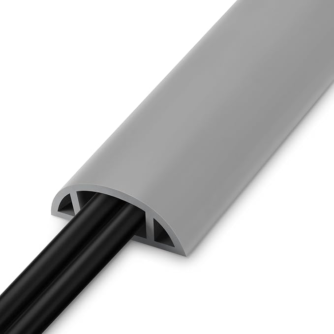 5.5FT Floor Cord Cover, Large Size Extension Cord Covers by LZEOY