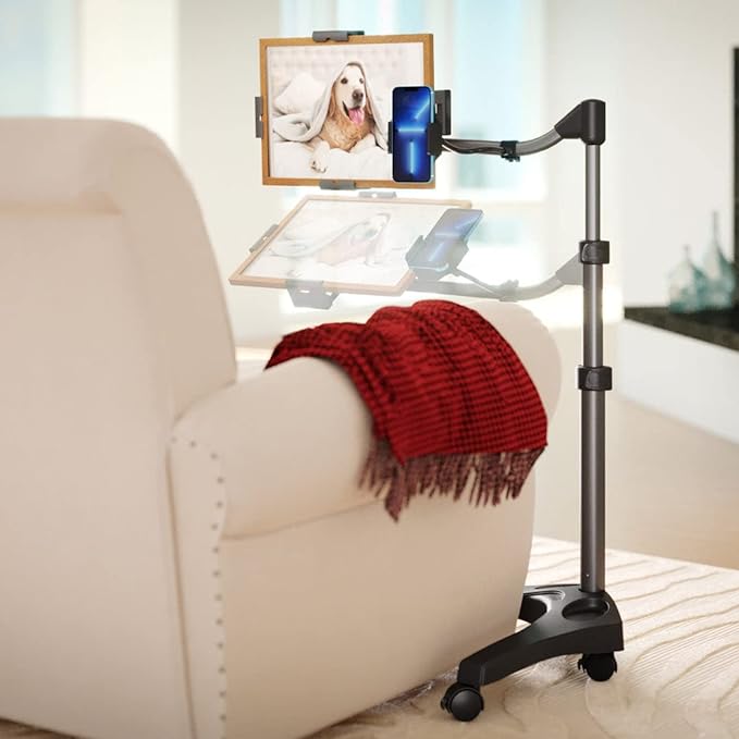 Levo V16 Tablet Floor Stand for iPads, iPad mini, New iPad Pro, Surface Pro by LEVO