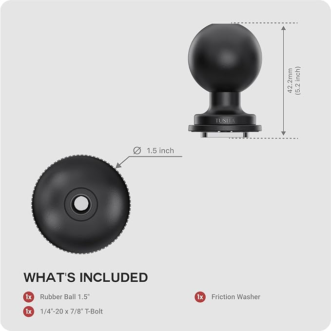TUSITA Track Ball Mount 1.5 Inch - Image 3