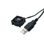 DEVMO 2pcs USB 5V DC Fan 2510 Small 2 pin Cooling Cooler Computer 25mm X 10mm - Image 2
