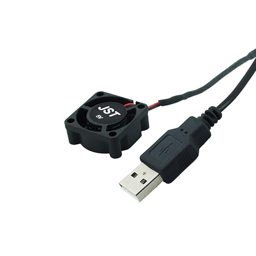 DEVMO 2pcs USB 5V DC Fan 2510 Small 2 pin Cooling Cooler Computer 25mm X 10mm - Image 2